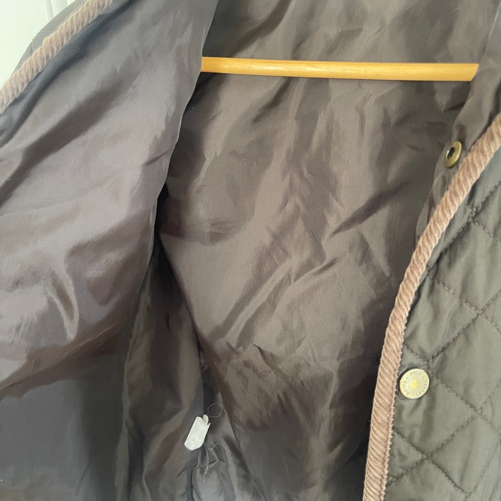 Polo Ralph Lauren Toddler 4-5T Brown Quilted Bomber Barn Zipper Jacket Coat - Picture 3 of 8